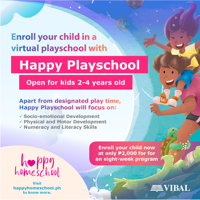 Vibal’s Happy Playschool now open for enrollment