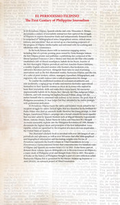 El Periodismo Filipino, 1811-1910 The First Century of Philippine Journalism (Hardbound)